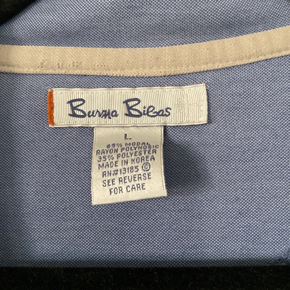 Burma bieas casual shirt light blue xl